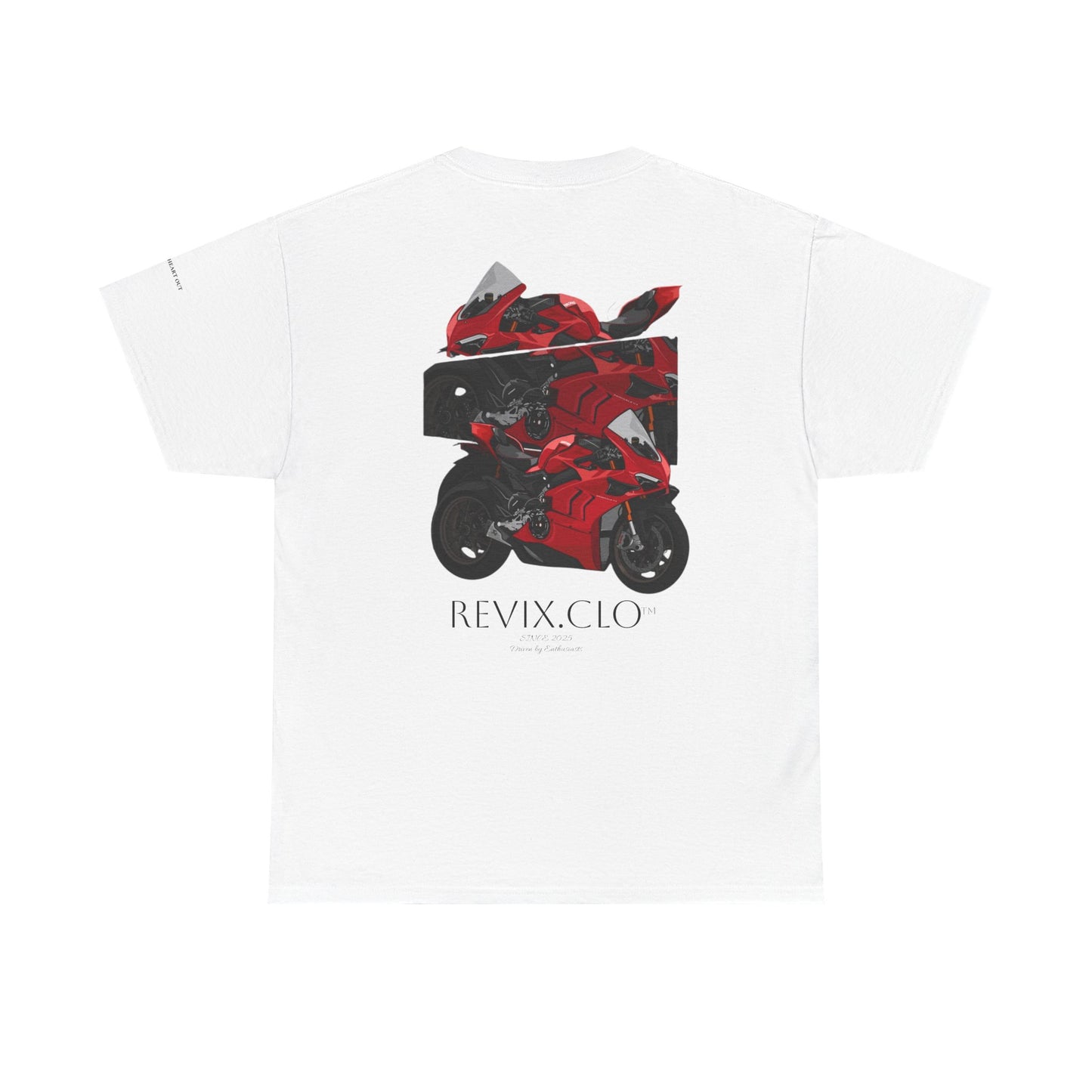 Ducati Style Revix ~ Graphic Heavy Cotton Tee