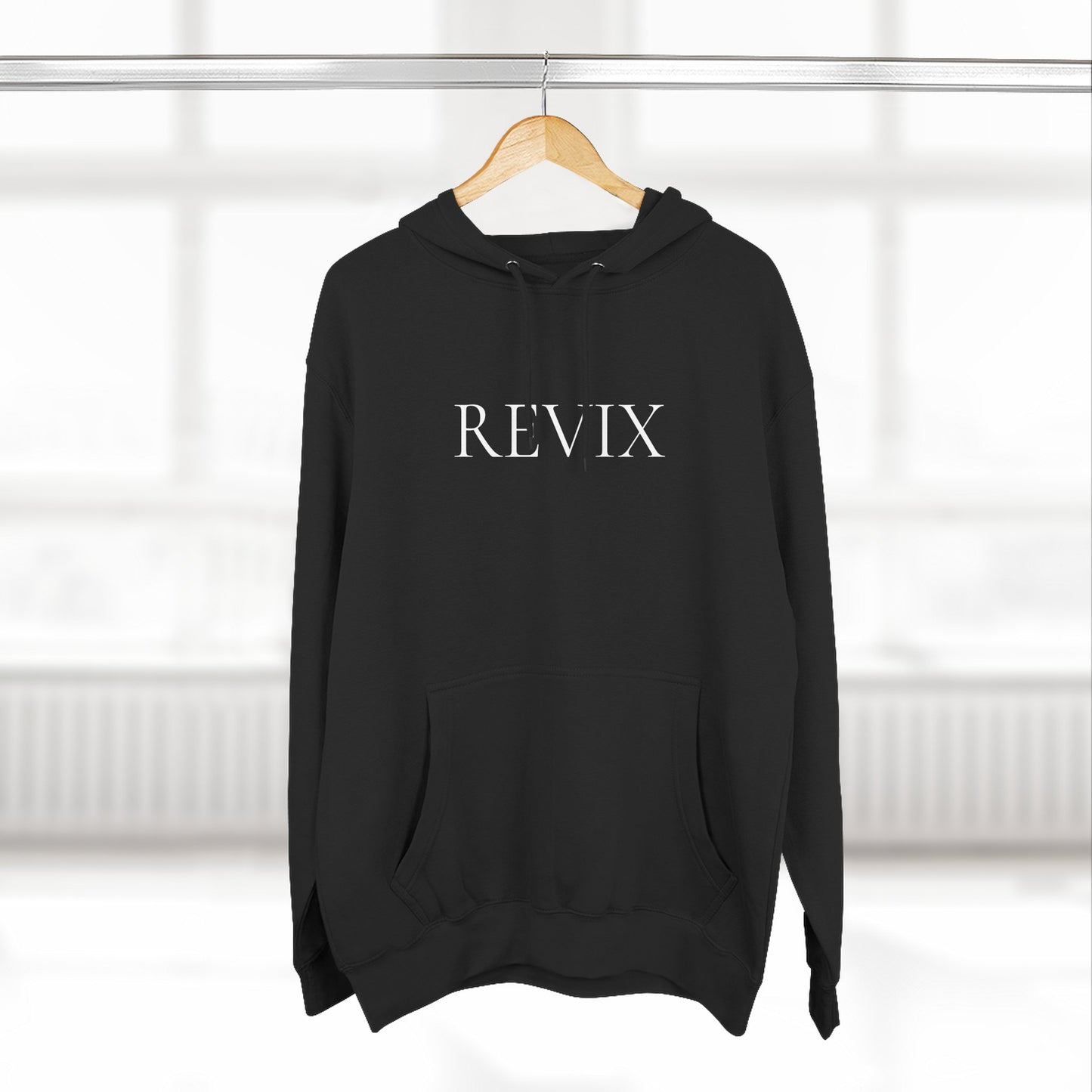 Revix Logo ~ Three-Panel Fleece Hoodie