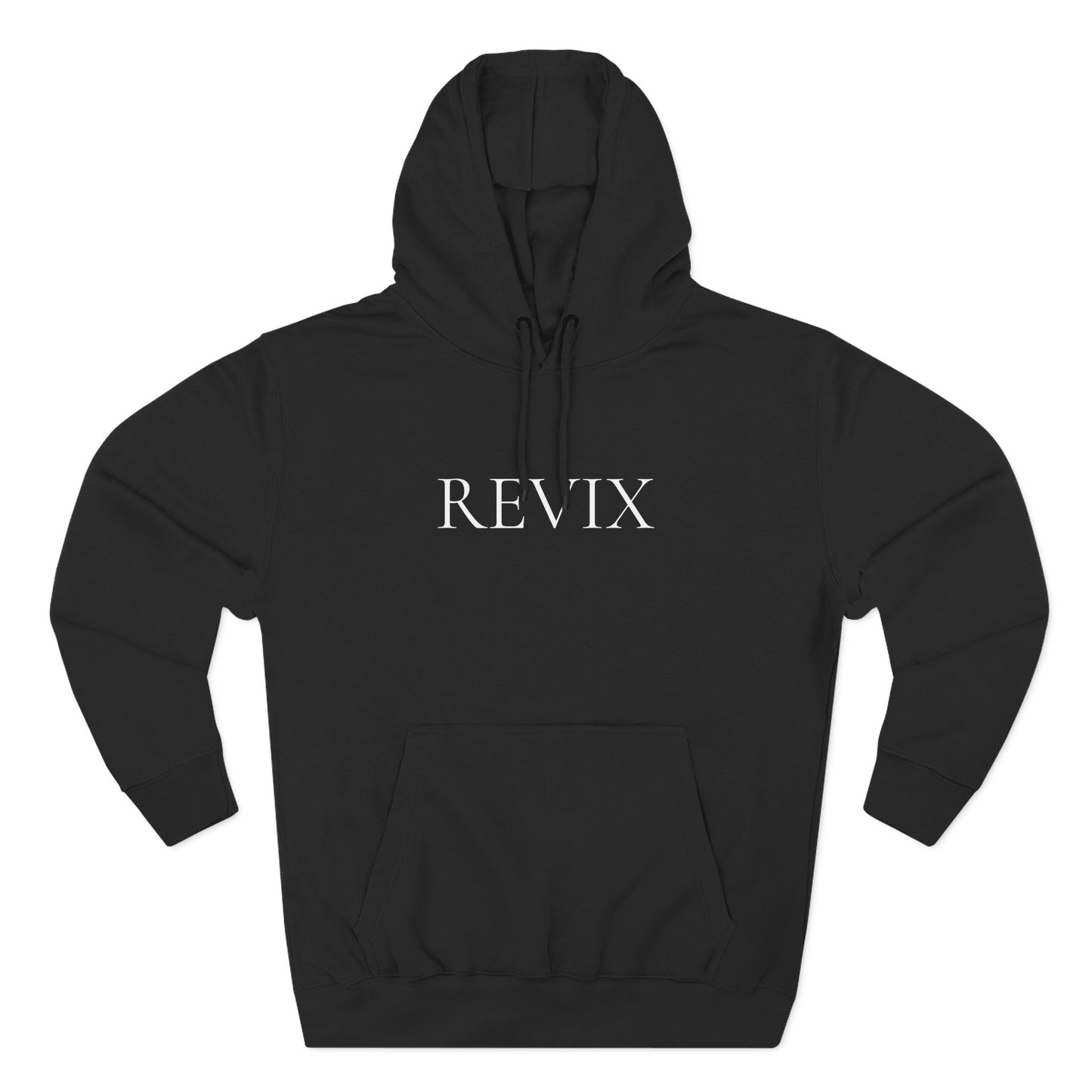 Revix Logo ~ Three-Panel Fleece Hoodie