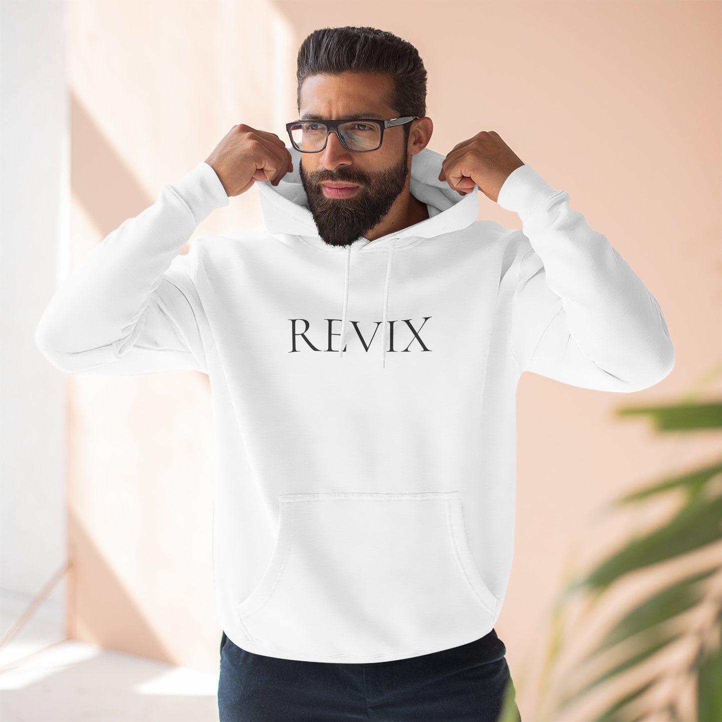 Revix Logo ~ Three-Panel Fleece Hoodie