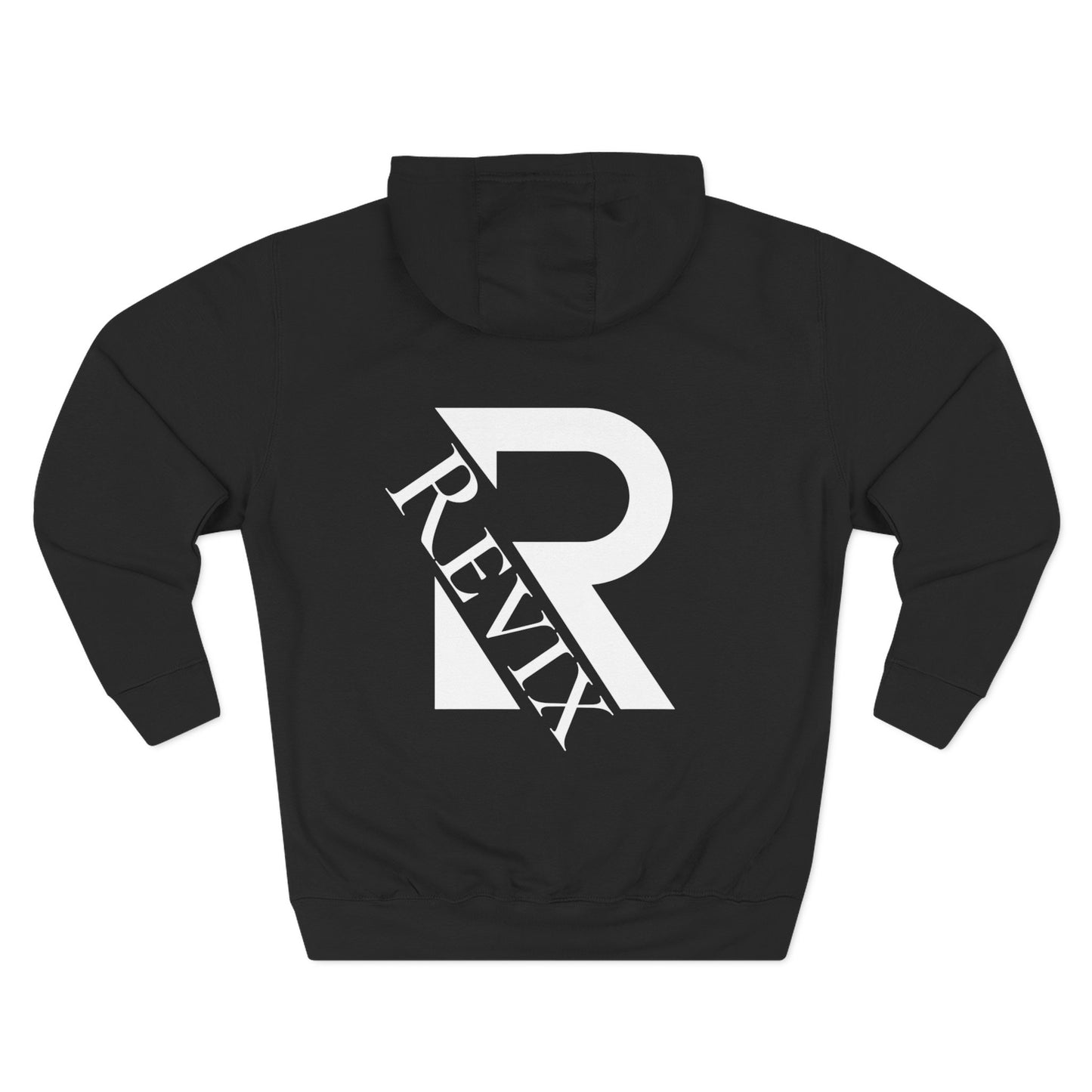 Revix Logo ~ Three-Panel Fleece Hoodie