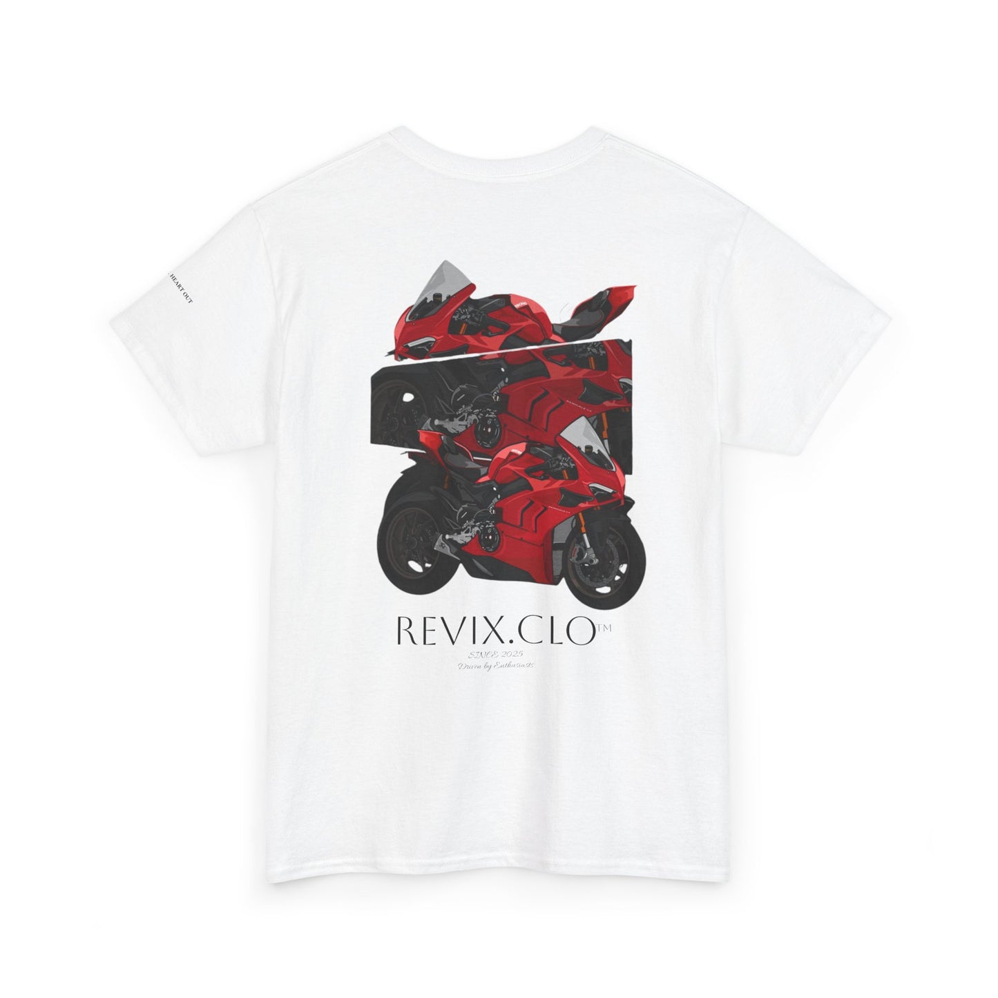 Ducati Style Revix ~ Graphic Heavy Cotton Tee